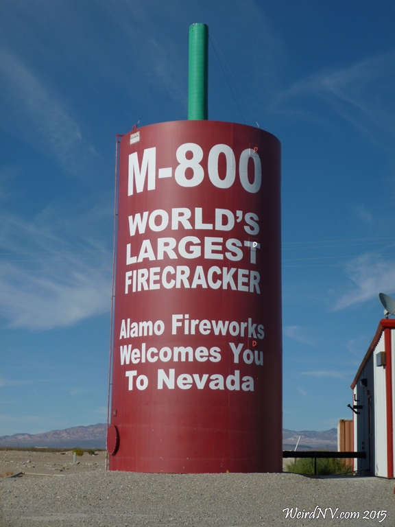 World's Largest Firecracker - Weird California