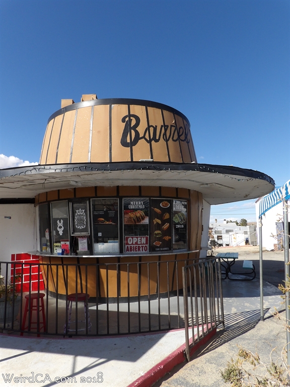The Barrel in Boron is a former A&W Root Beer Stand