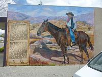 A mural to Avelino Martinez in downtown Tehachapi