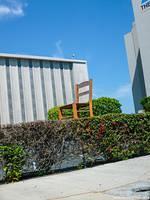 Rising up out of the parking lot, this giant chair was once America's Largest!