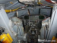 The cockpit of a B-52