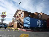 Barstow Station is made out of several train cars!