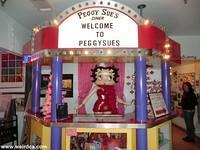 Betty Boop greets you at Peggy Sue's Diner