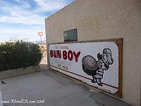 Bun Boy Sign outside Thermometer