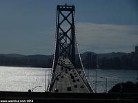 Bay Bridge - looking towards SF above the Yerba Buena Tunnel