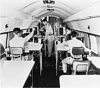 Training inside a Convair T-29 Flying Classroom