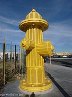 A 15 foot tall working fire hydrant!
