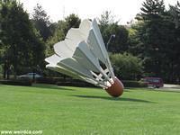 One of Four Giant Shuttlecocks in Kansas City