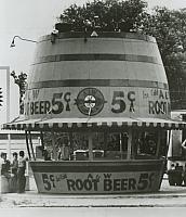 Original A&W Root Beer stand