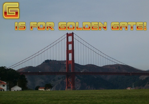 G is for Golden Gate