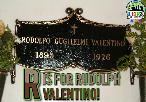 R is for Rudolph Valentino